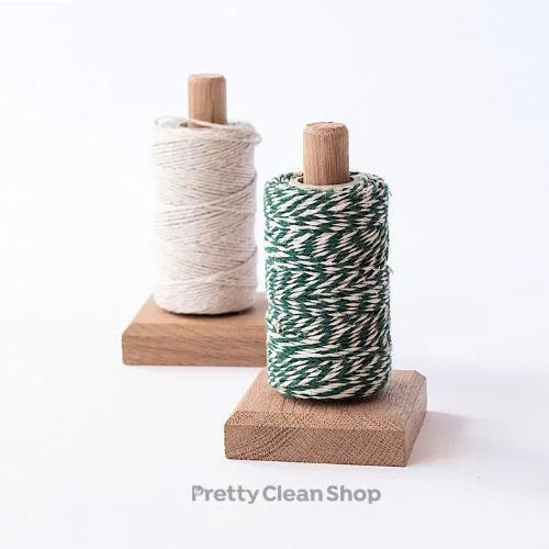 Two Set Yarn Holder Wooden Decorative Spool Holder With Twine Available At Wholesale and Factory Price From Indian Exporter