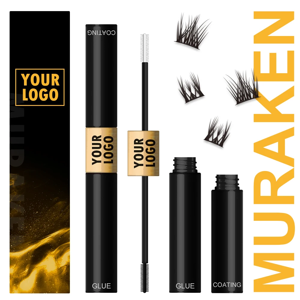 Private Label Lash Bond Adhesive Custom Viscosity Self-Eyelash Glue for DIY Cluster Seal Packaged in 5g Bottle