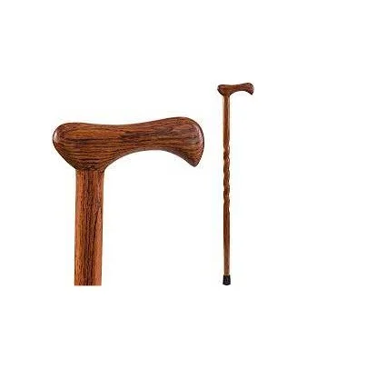 100% Real Wood Walking Stick Brown Wooden Woman Customization Wooden Walking Sticks Use and Sale