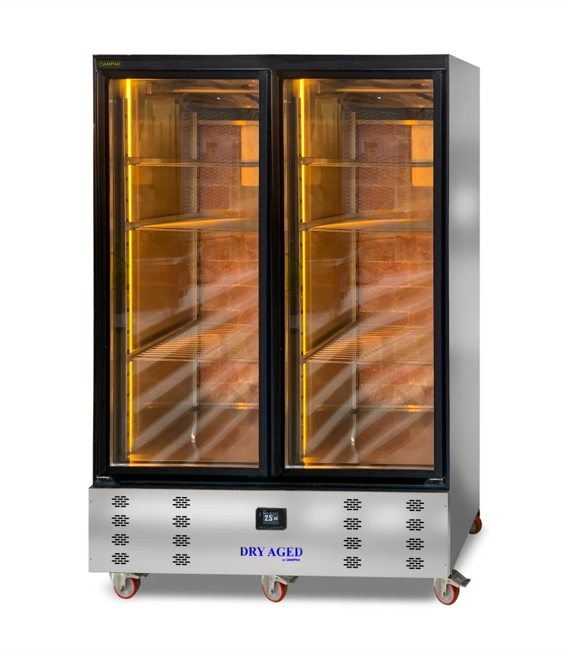 22DBS2C-новая двухдверная мясорубка для сухой выдержки оборудование переработки мяса ресторанов основные компоненты вкл. Двигатель