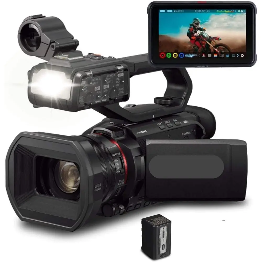 Цена по прейскуранту завода для AG-CX10 4K профессиональная цифровая видеокамера w/ Atomos запись монитор