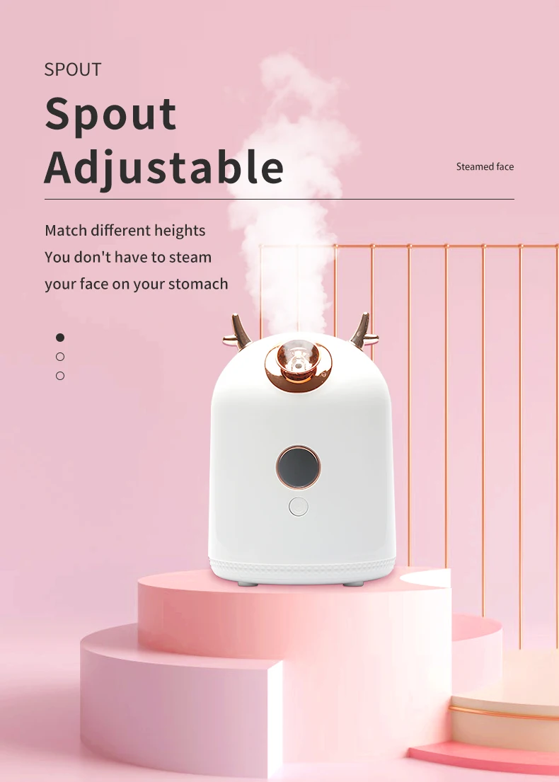 Mini Electric Household Hot Mister Nano Spray Spa Facial Customized Vaporizer Steamer