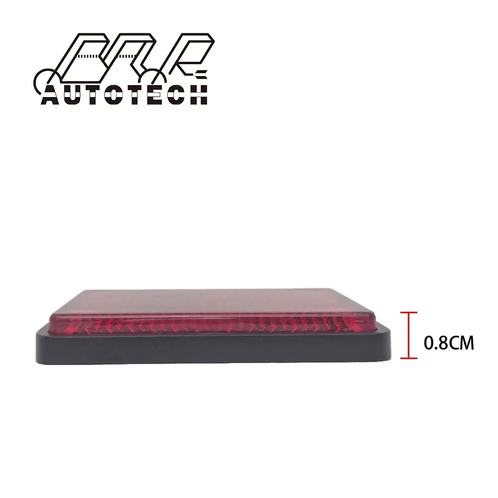 Motorcycle Rear Round Attached Sticker Reflector with E-Mark