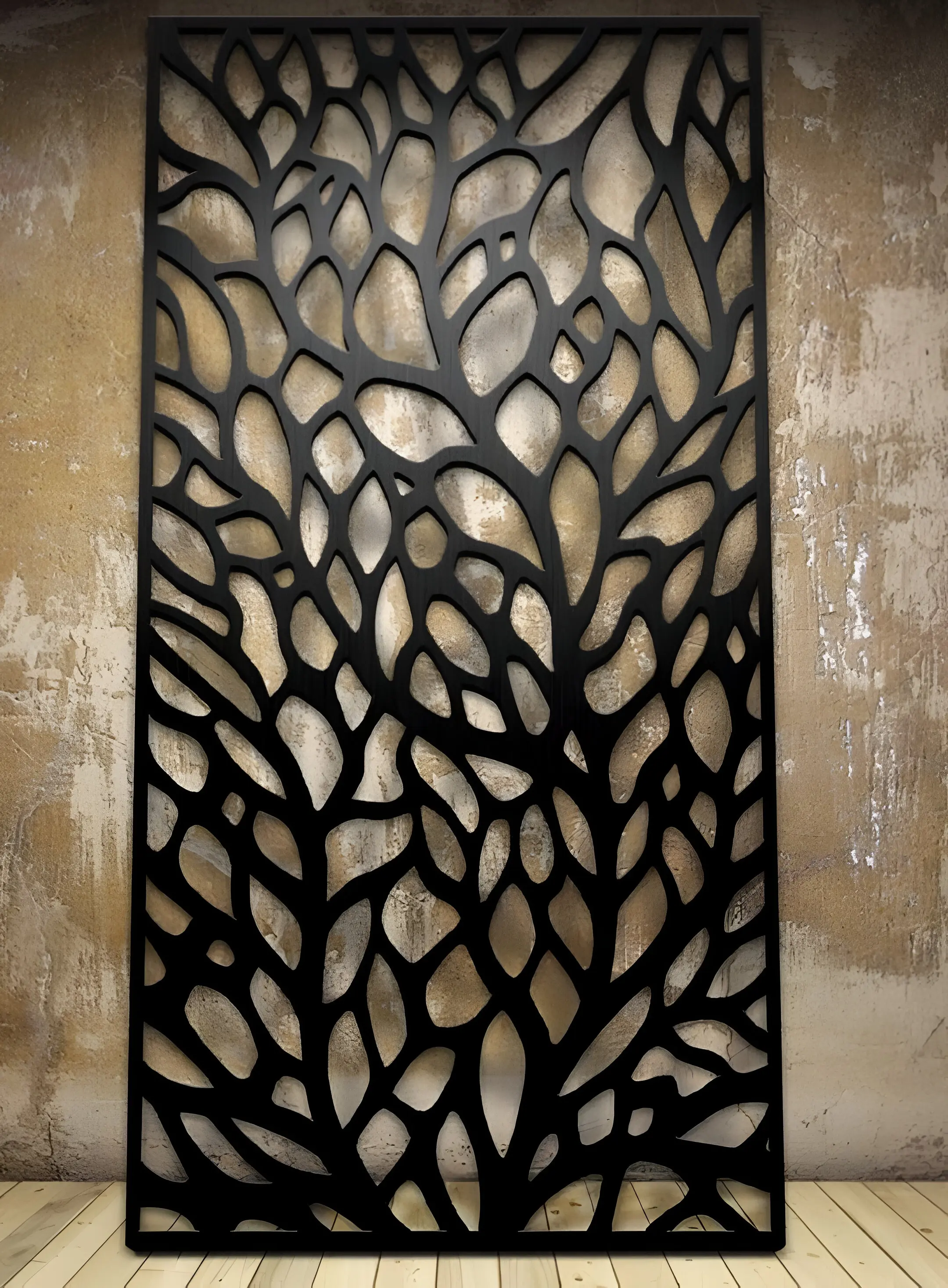 2024 Hot Sale Modern Design CNC Cut Metal Wall Divider High Quality Steel and Aluminium Room Screens Partition Low Price