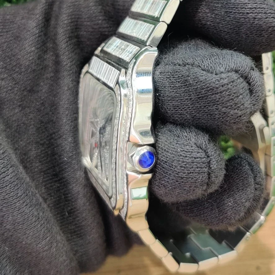 Luxury Diamond Watch For Men, Full Iced Out Diamond Watch, Premium Braded Quality Watch Gift For Him