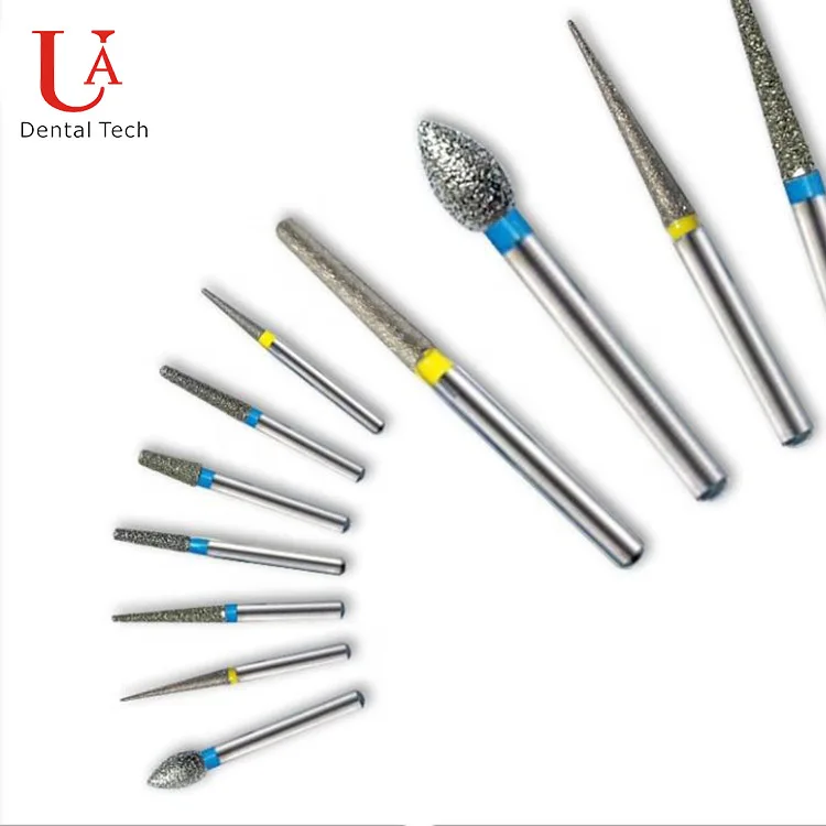Quality Guaranteed 5pcs high speed standard handle Chinese FG Diamond Coated Dental Burs