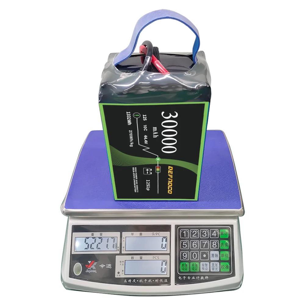 Твердотельные литиевые батареи 30Ah 30000mah 6S/12S/14S 22 2 v/44 4 v/51 8 v для UAV/Wash/промышленного дрона