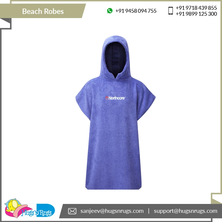 Low Market Price Best Performance Highest Selling Quick Dry 100% Cotton Zero Twist Beach Robes from Top Indian Supplier