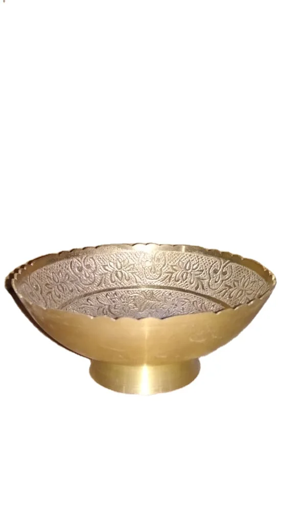 Antique Look Brass Bowl New Design Brass Bowl For Dinnerware Serving Fruits High Quality Best Handmade Finishing Bowl
