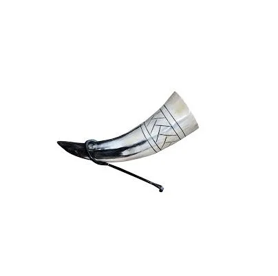 Top Grade Natural Hand Crafted Drinking Horn for Whiskey and Beer Drinking Buffalo and Ox Horn Drinking Horn for Sale