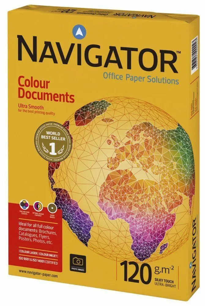 A4 Paper Double A/Navigator/Xerox-/ Paper One/Chamex 80 GSM 500 sheet per ream 5 reams per box white color 100% brightness