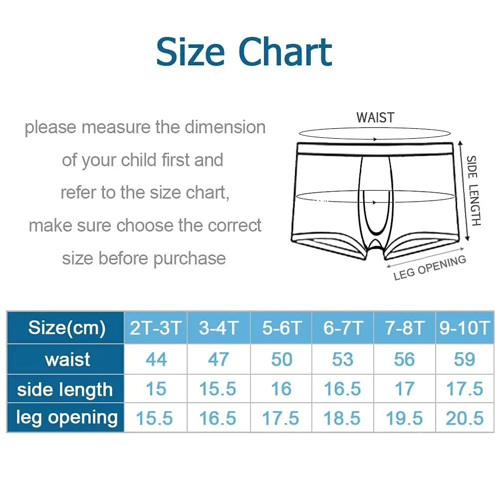 Hot Sale Customize Cartoon Print Brief Children Boxers Young Boys Underwear