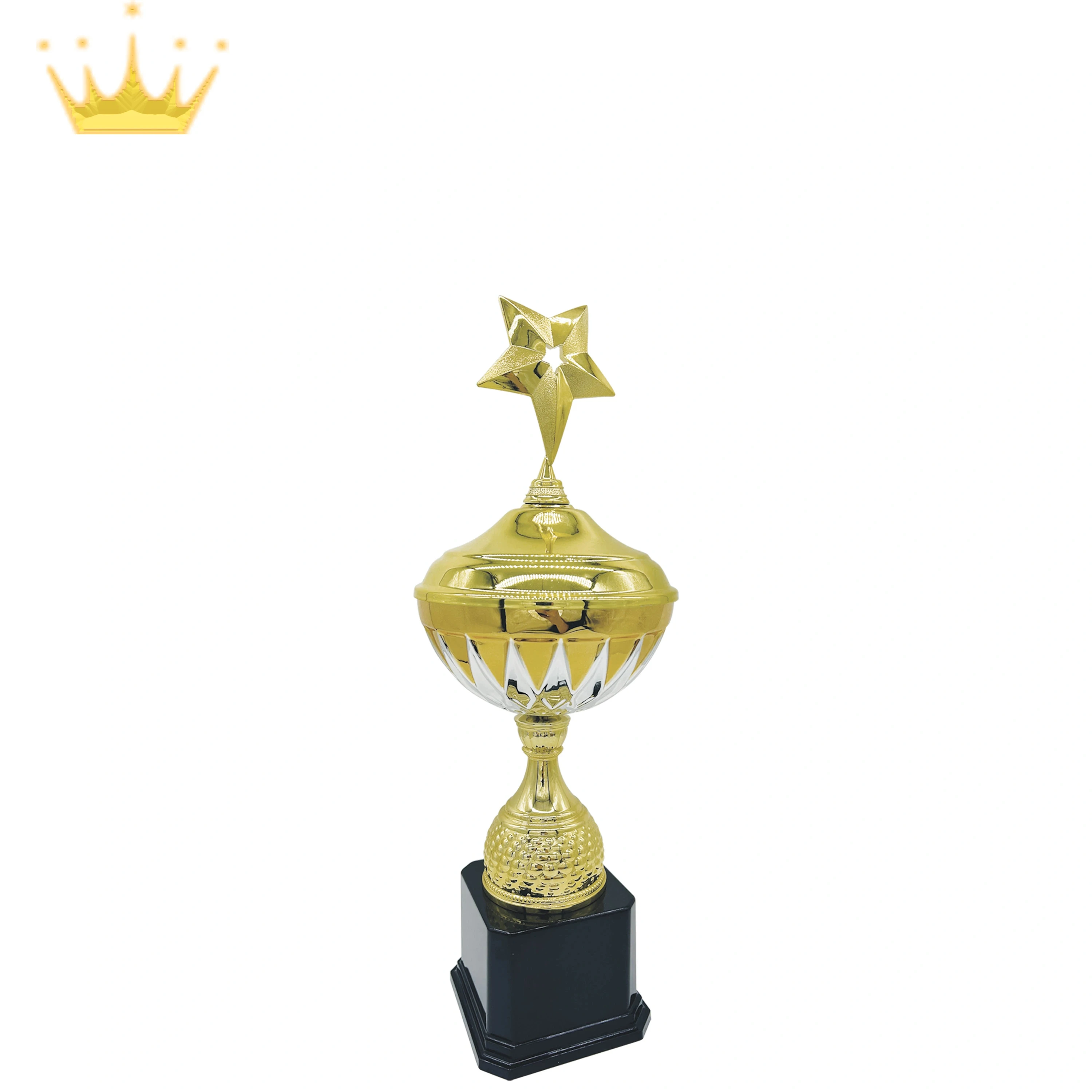 Economic Exclusive Star Metal Trophy Cup for Sports Souvenir & Craft Use Printed Design