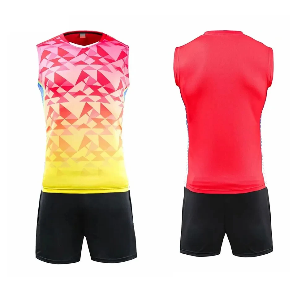 Premium Quality Men Volleyball Uniform Breathable Volleyball Uniform Wholesale league jerseyOutfit Lightweight volleyball jersey