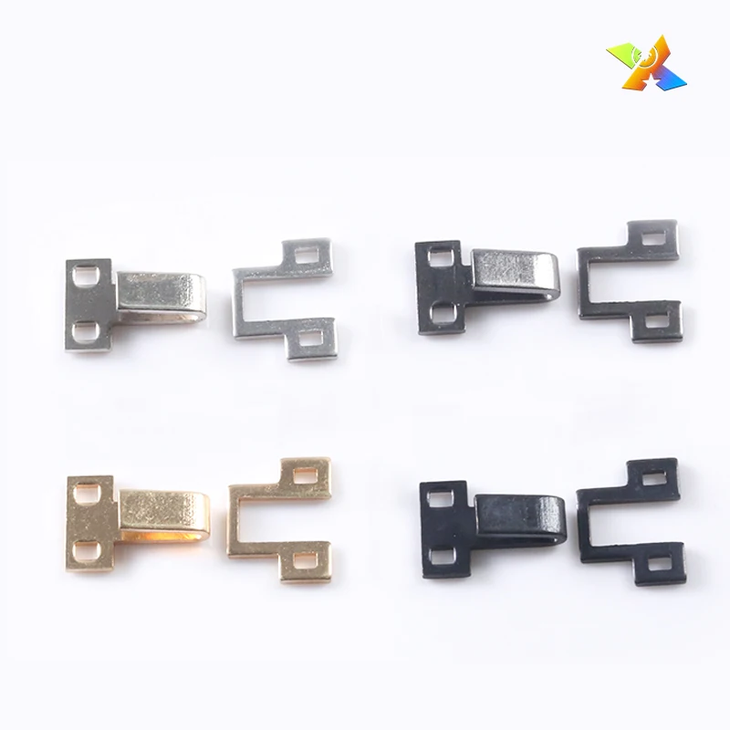 Stainless Steel Skirt Hook And Eye Adjustable Metal Trousers Hook Adjustable Trousers Hook And Eye