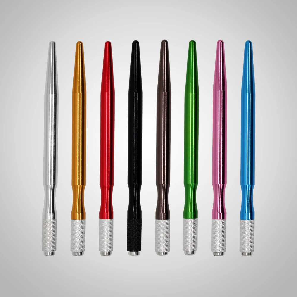 Hotsale Custom Logo Disposable Sterilized Microblade Handles Brow Permanent Makeup Eyebrow Tebori Manual Tools Microblading Pen