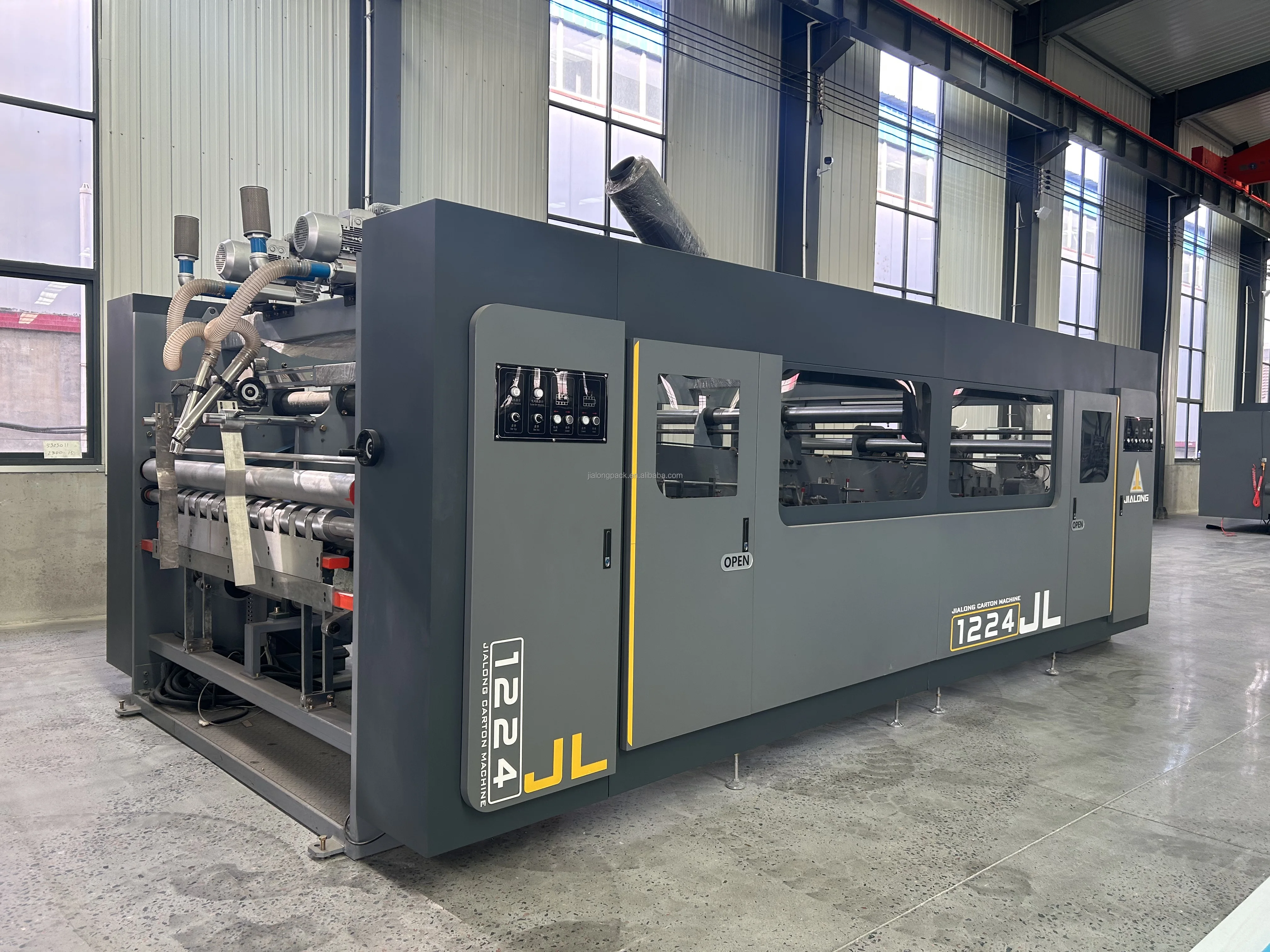 High quality FFG flexo printer slotter rotary die cutter in line folder gluer and automatic bundling machine