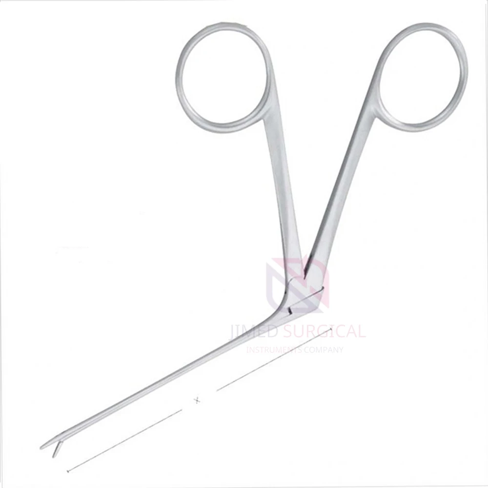 German Stainless Steel Ear Cleaning Aural Forceps ENT Surgical Micro Forceps Alligator Crocodile Ear Cleaner Forceps