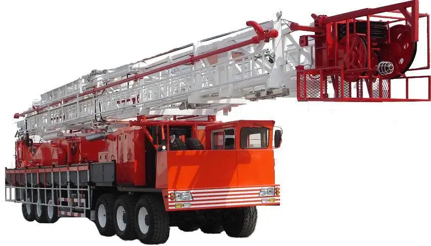 Oilfield Diesel Power Sales Hydraulic Energy Transmission Workover  Rig XJ450 XJ550 1500m 2000m 3000m