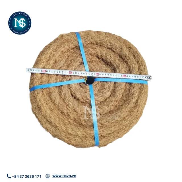 High Quality Strong and Durable Eco friendly Coir Rope made from coconuts in traditional way manufacture all sizes available