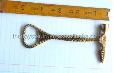 Customisable Vintage Hammer Wood Bottle Opener for Homes Bars and Every Other Place-Stainless Metal for Wine Beer and Can Use