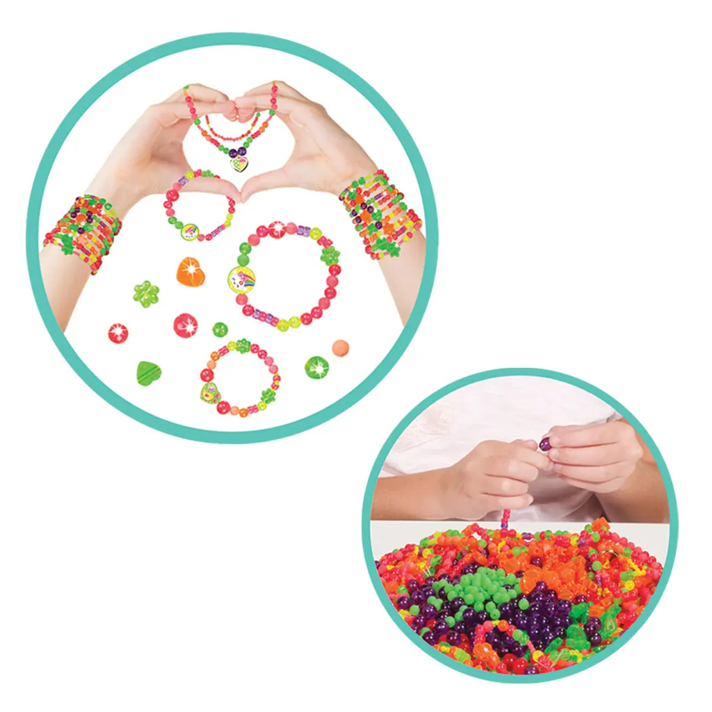 Dede Bead Set With Basket Girls Jewelry Set Diy Toy Fashion Style Accessories Jewelry Making Toys DIY Unleash Creativity Style