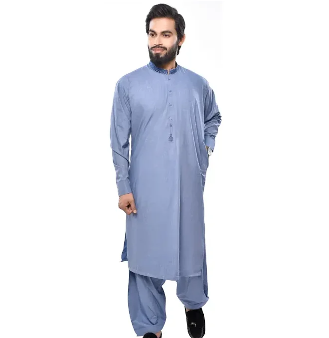 Men Shalwar Kameez Shalwar Kurta For Men 2024 men New style shalwar kameez breathable dress made in Pakistan