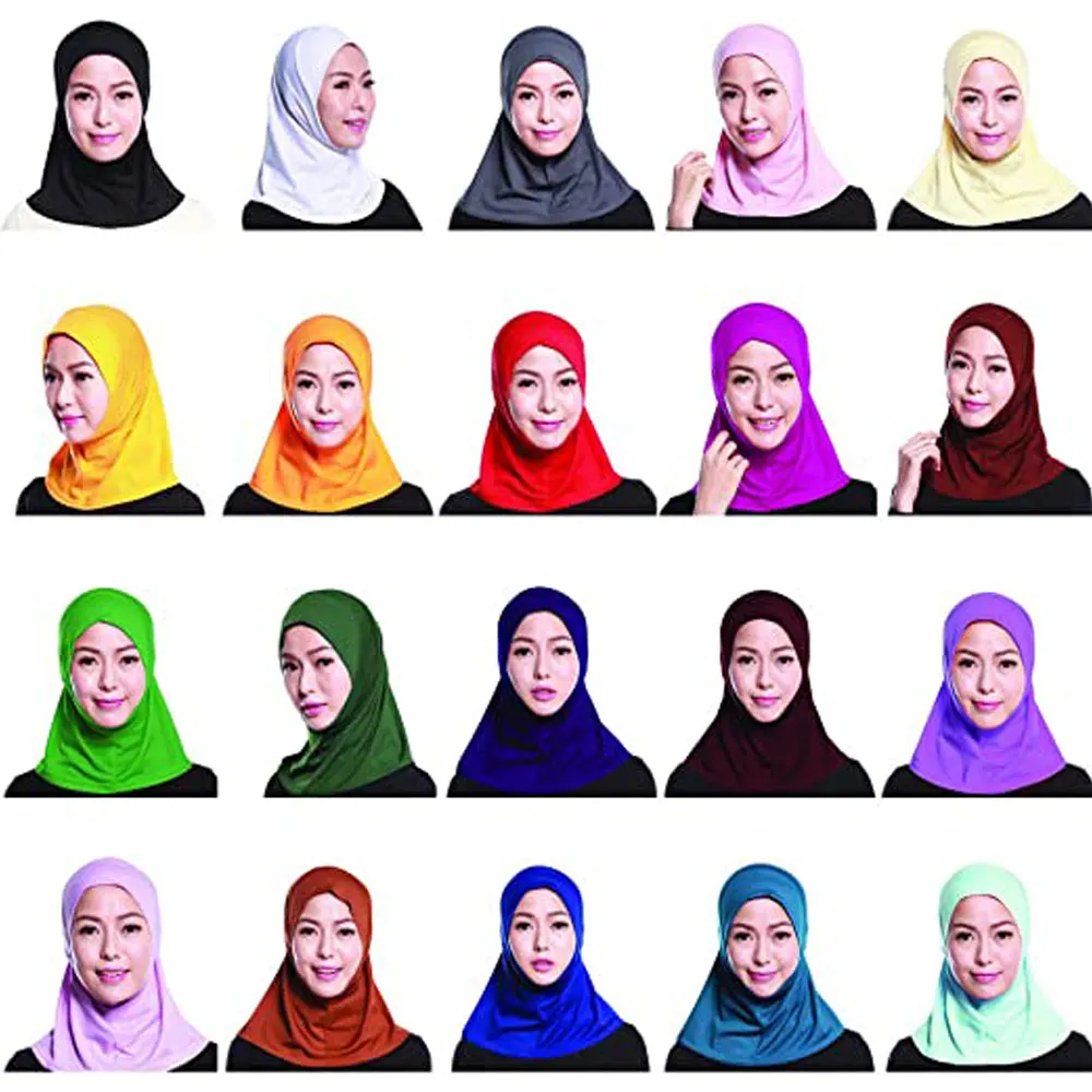 OEM Solid Color Muslim Women Hijab Available in All Sizes and Colors For All Seasons