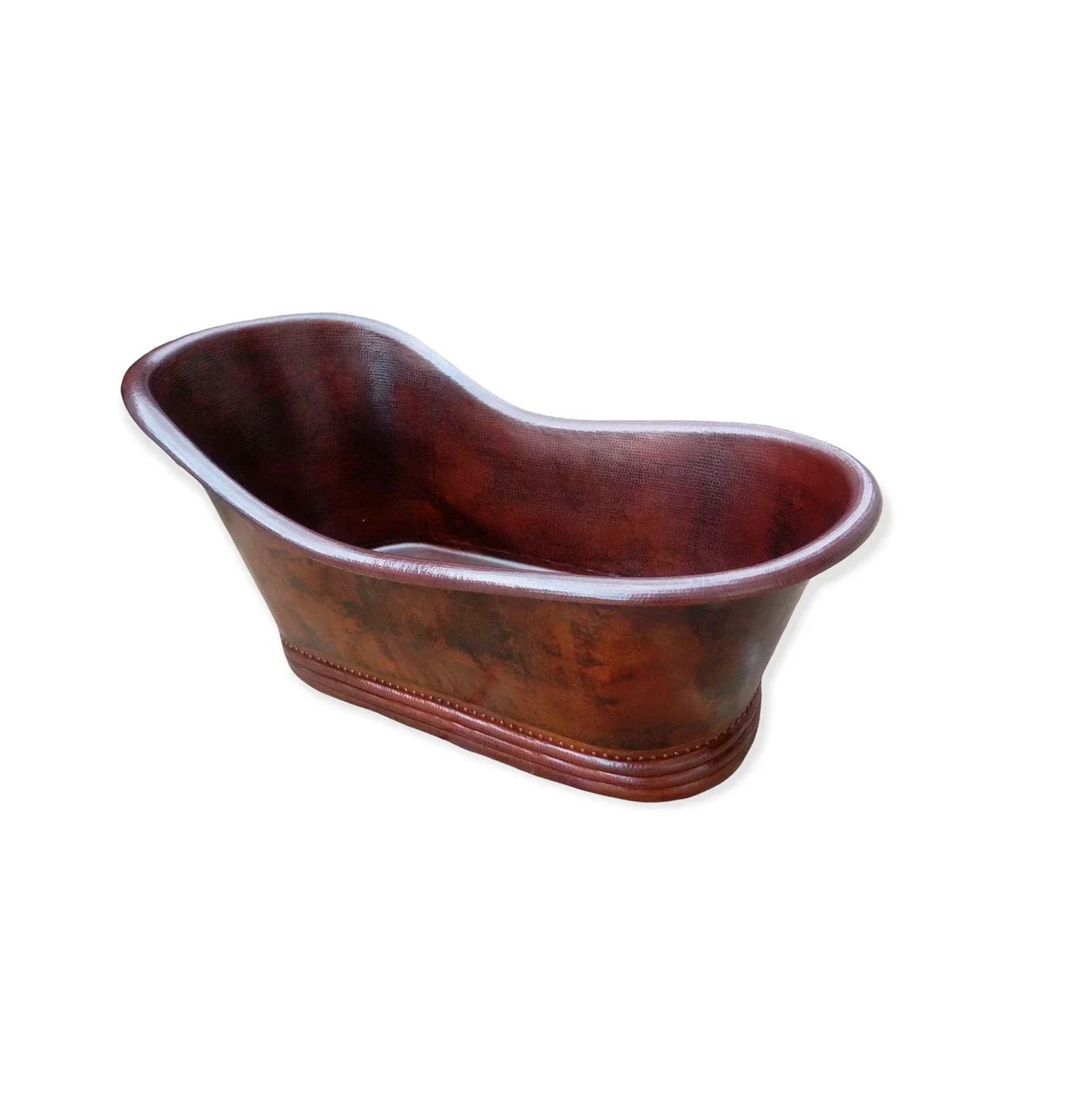 Handmade hammered wholesale Custom Luxury Bath Tub Fresstanding Pure Copper Bathtubs For Adult from Indian Exporter