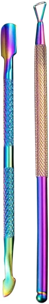 Cuticle Pusher Gel Nail Polish Remover Double End Dead Skin Scraper Manicure Tool Cuticle Pusher Nail Pusher Set Nail Clean