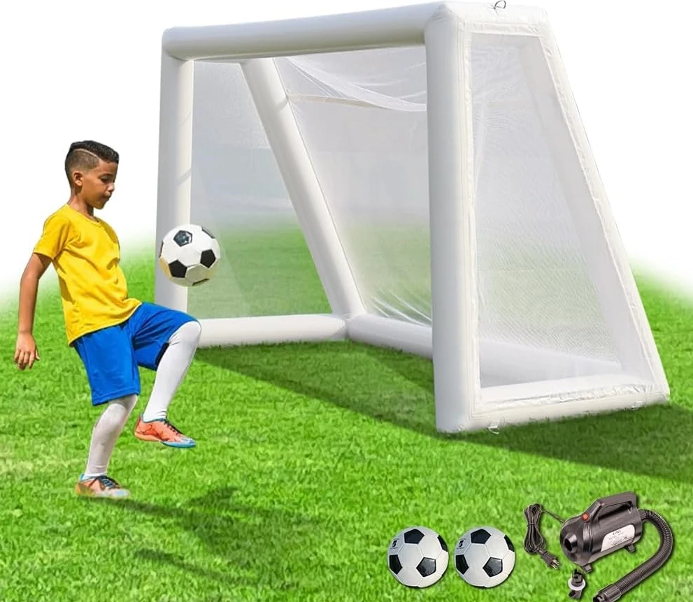 Lightweight Inflatable Soccer Goal for Indoor and Outdoor Football Practice