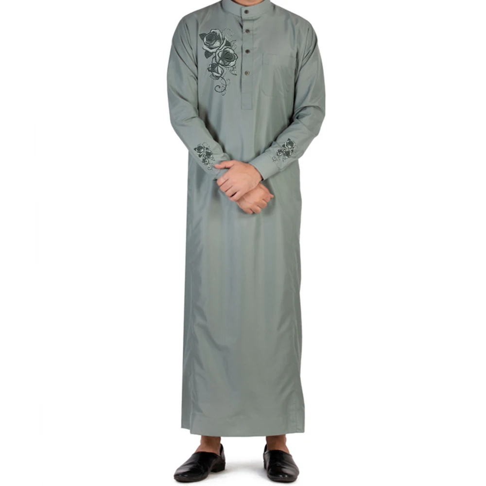 High Quality Caftanes Traditional Muslim Thobes Qamis Daffah Jubba 2023 Islamic Daffah Wholesale Arabic Abaya Arab Clothing Men