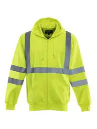 New design Wholesale Traffic polices wear safety garment reflective hoodie unisex