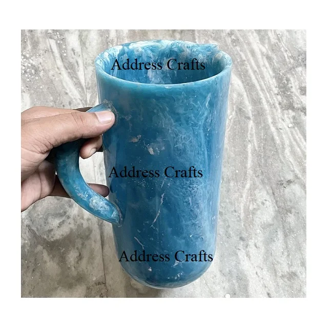 Indian Handmade Resin Jug Drinkware Tableware Home and Kitchen Tools Custom Color Resin Jug Mugs Best Selling Resin Products