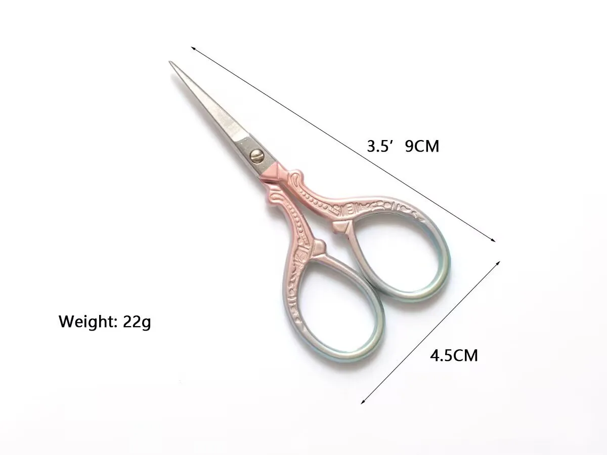 2.Vintage Embroidery Scissors Fancy Scissors Multi Purpose Small Embroidery Fancy Scissors sewing crafts Vintage style