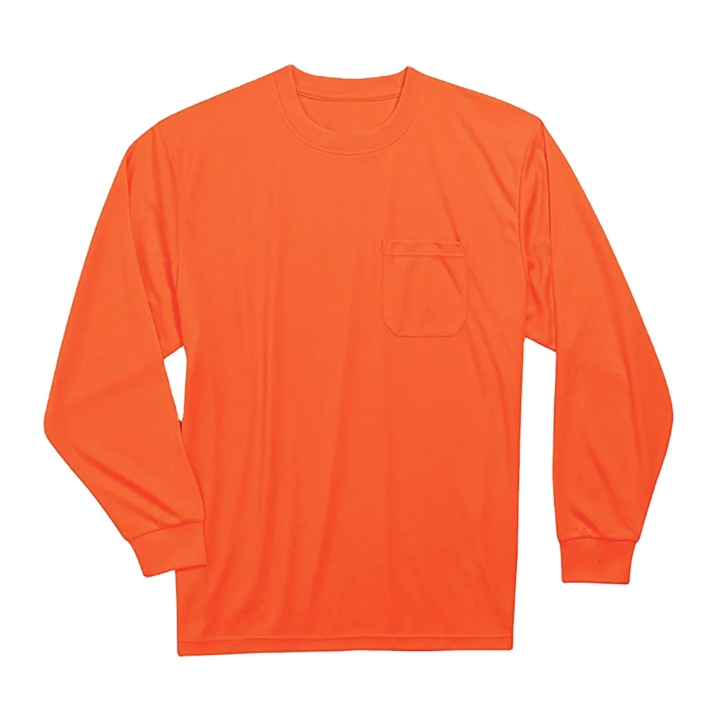 Cheap Wholesale hi viz fluorescent orange safety shirt