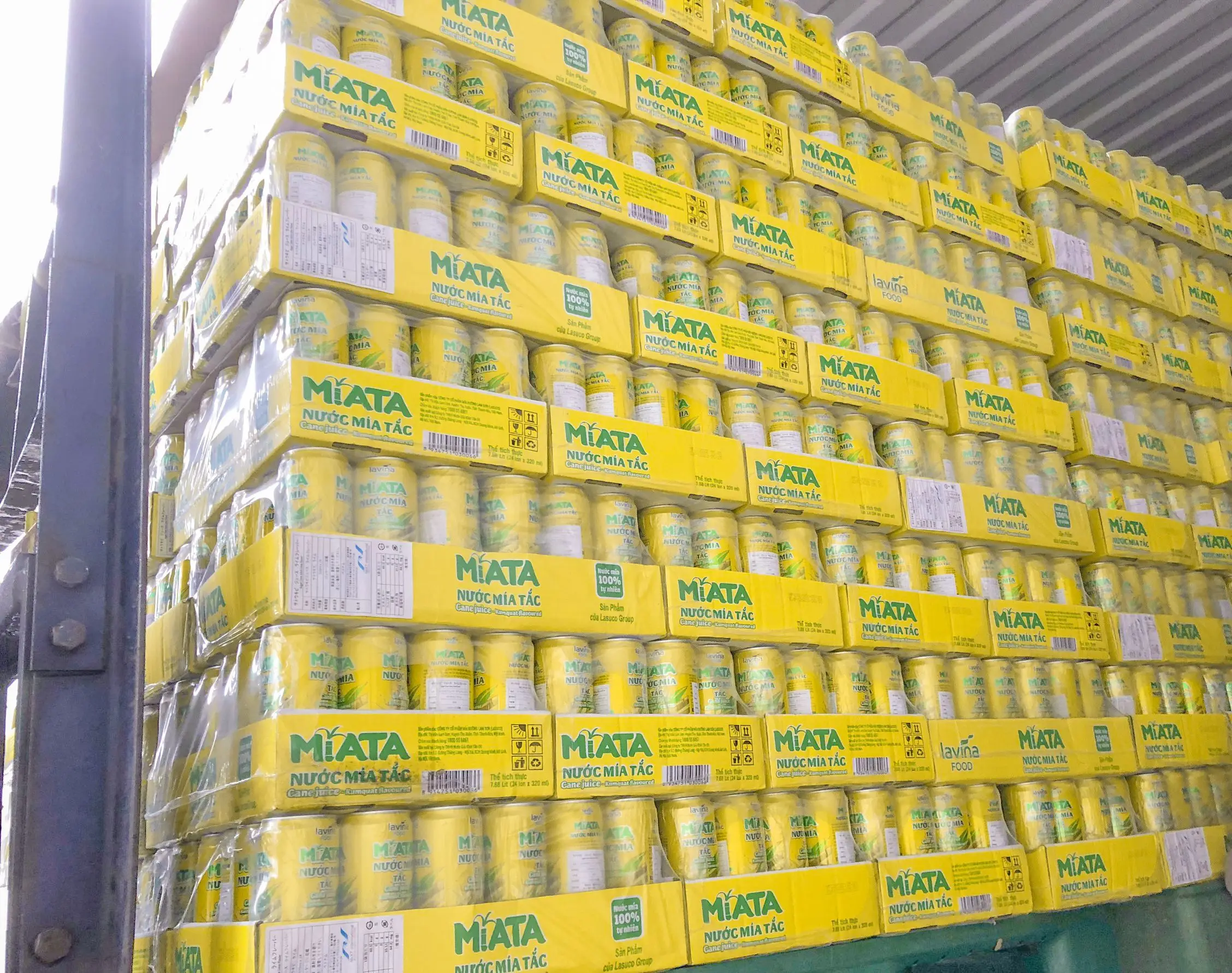 Tropical Drink Miata Sugarcane Juice Kumquat Flavored Tiny Can Beverage Manufacturer Vietnamese