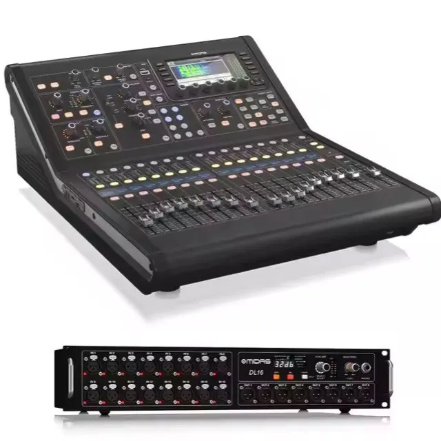 Midas M32R Digital Console + DL16 Stagebox Bundle Pa System Audio Sound Equipment For Stage Live Show & Studio
