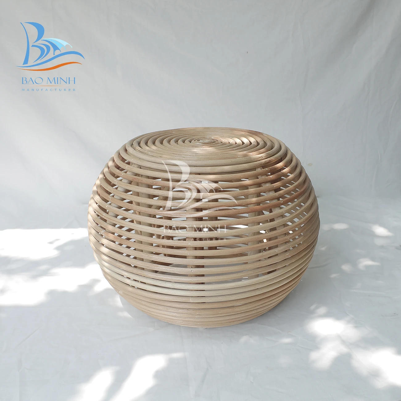 Handmade Rattan Stool Wicker Furniture Indoor Home Interior Design