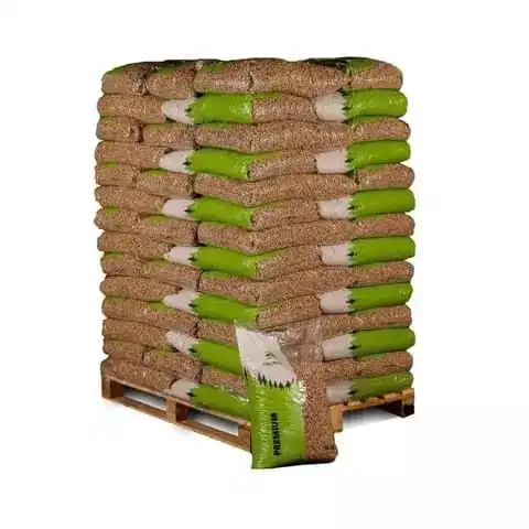 15kg bag wood pellet Energy Saving Industrial Smelting Control Biomass Wood Pellet Burner Pure Pine Mixed Wood