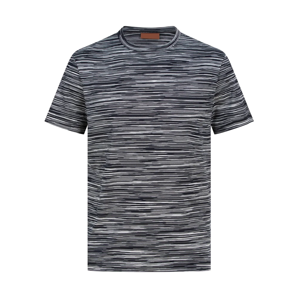 High Quality Solid Color 210gsm Blanks Cotton Custom Printed Plain Round Neck T Shirt Graphic T Shirts