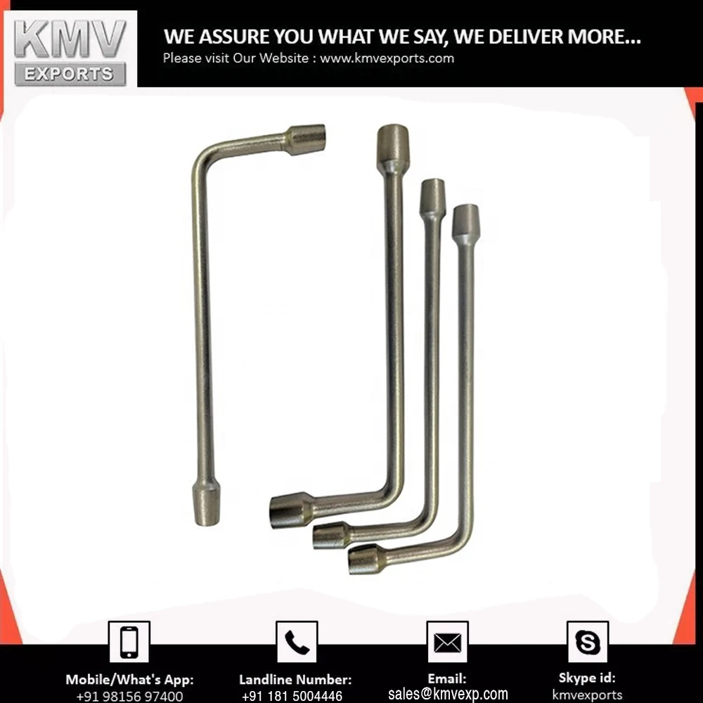 Best Quality CRV Steel Zinc Finished Tapper Wrench Set Chrome Adjustable L Type Spanner Quality Assured Industrial Wrench
