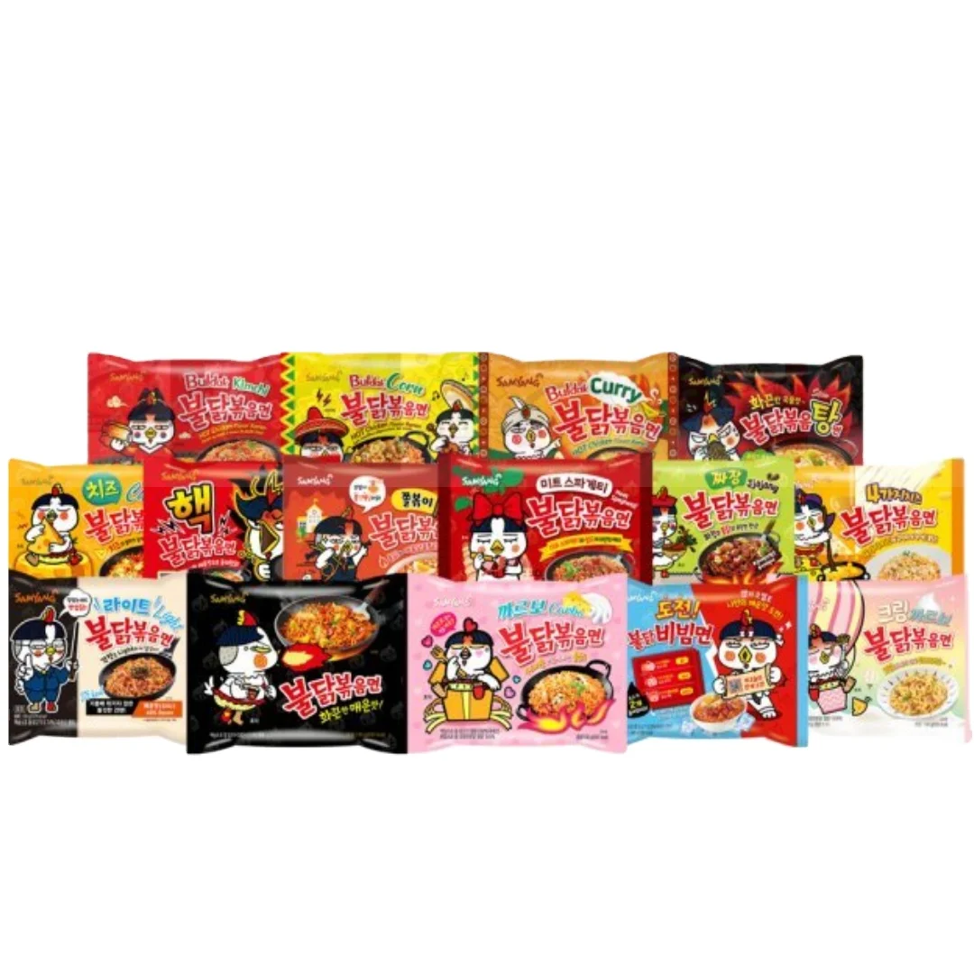 Корейская лапша супер острая жареная со вкусом курицы сливок горячая куриная чашка с лапшой