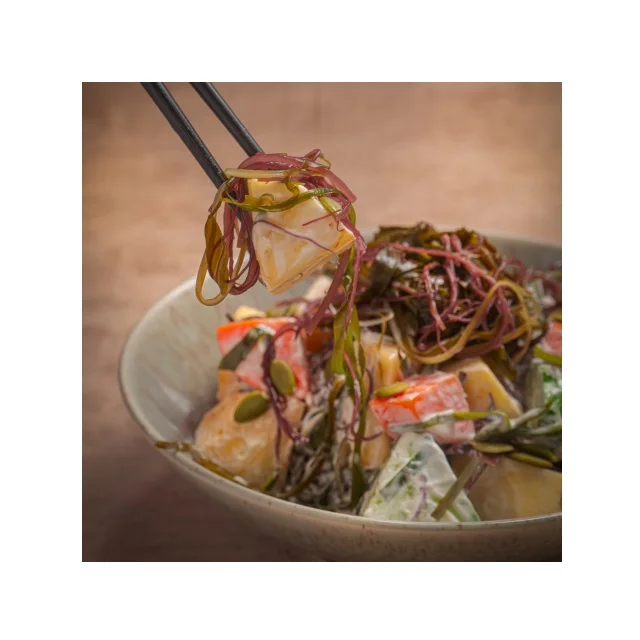 [badasonae] YUZU Seaweed Salad Mix 300g Korean Manufactured Food Seasoned Seaweed Sweet and Sour Taste Wholesale Price Product