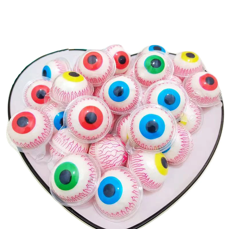 Candy Wholesale Candies  Eye Ball Gumy Candy and Sweets Confectionary Ball Jelly Eyeballs Gummy Jelly Soft Candy