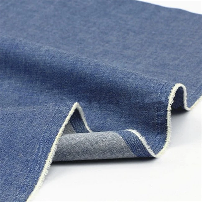 Wholesale Ready Stock Cotton Denim Yarn Dyed Denim Fabric Jeans Fabric For Coats and Pants