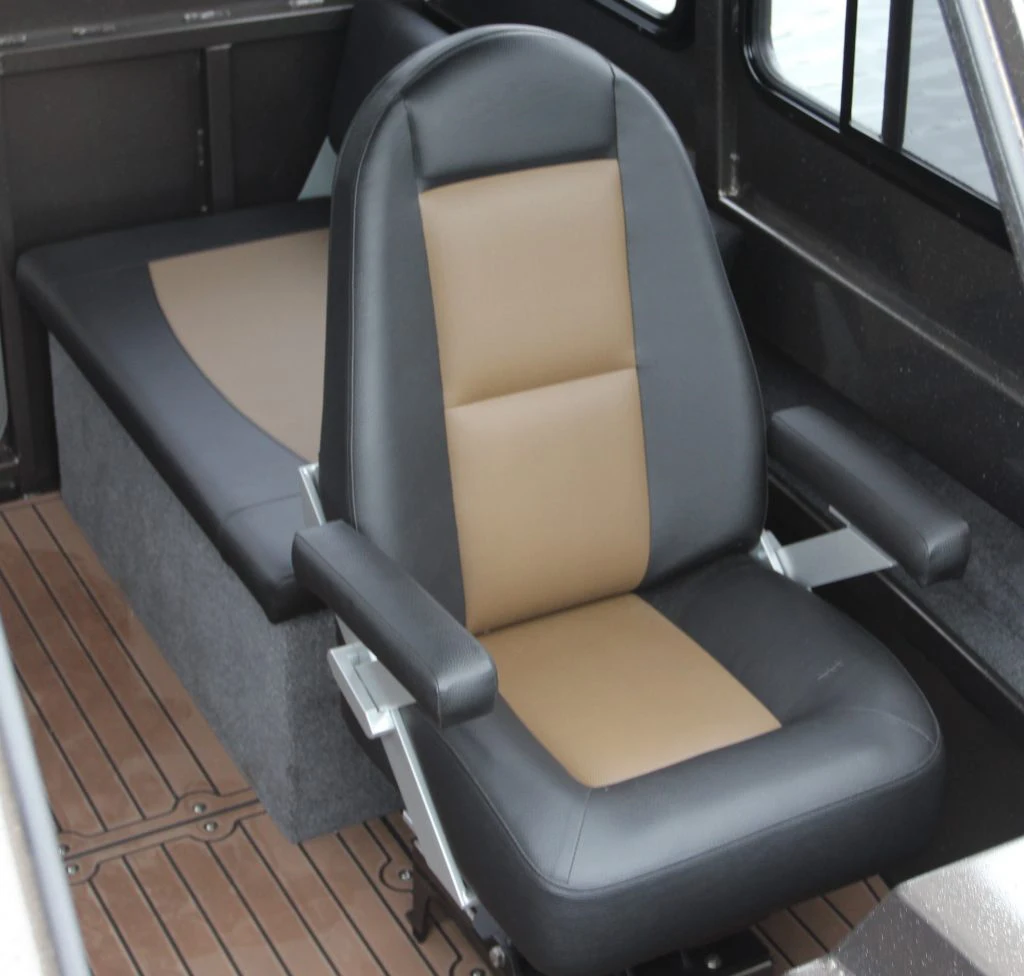 Рыболовная лодка Kinocean из алюминия морского класса с кудрявой кабиной со спиральной консолью для продажи