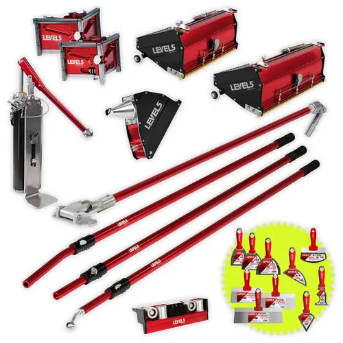 Full Set Dry wall tools set level 5 drilling set tapping  original tools