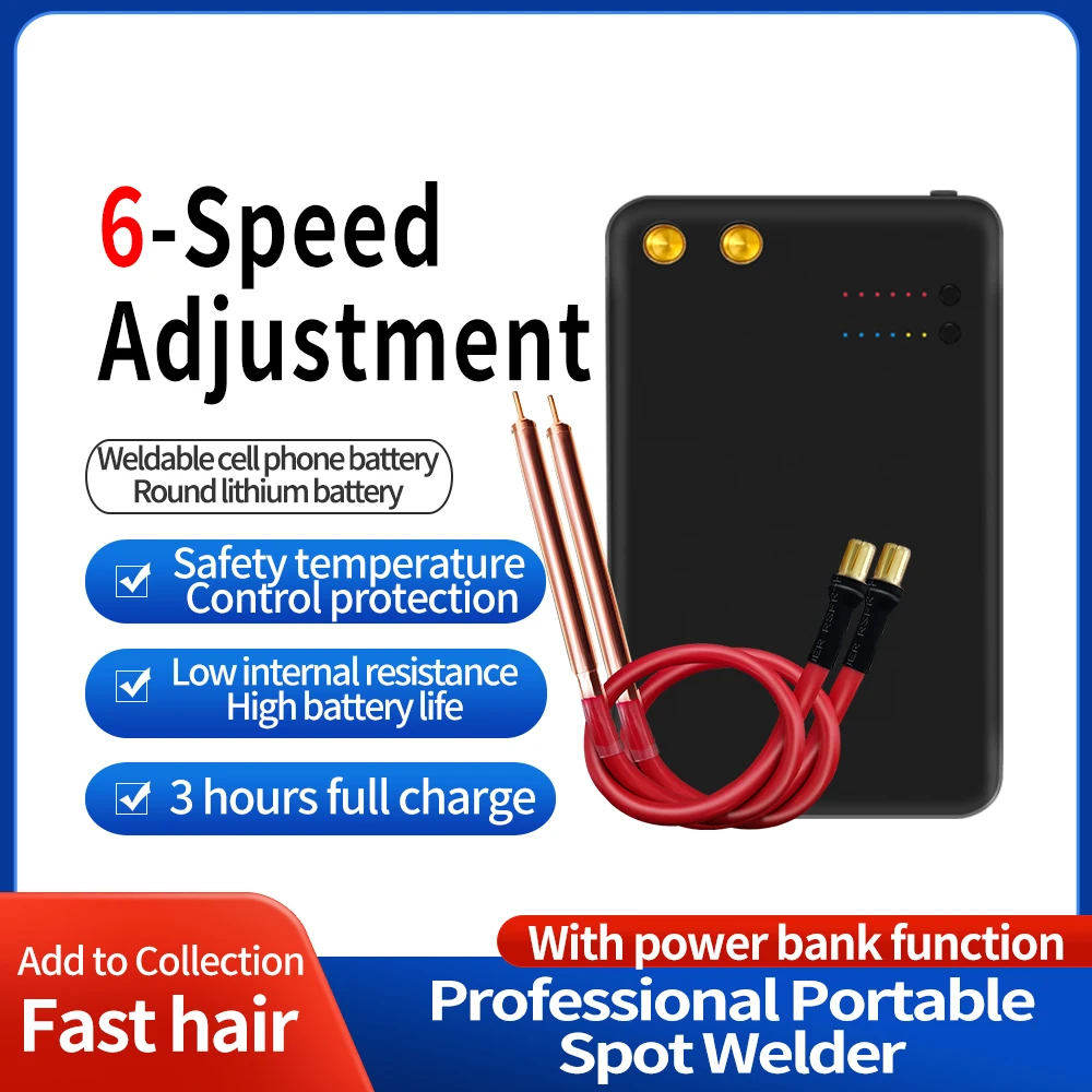 Spot Welder With Battery Clamp Portable Spot Welding Machine For iPhone Battery Flex Cable Soldering Repair Tool