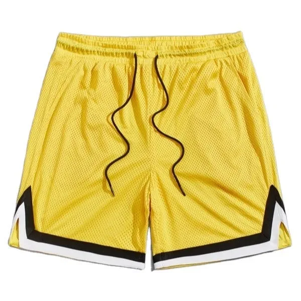 New Product Sublimation Mesh Shorts Gym Shorts Men Golf Fitness  Casual Running Streetwear Mesh Basketball Shorts